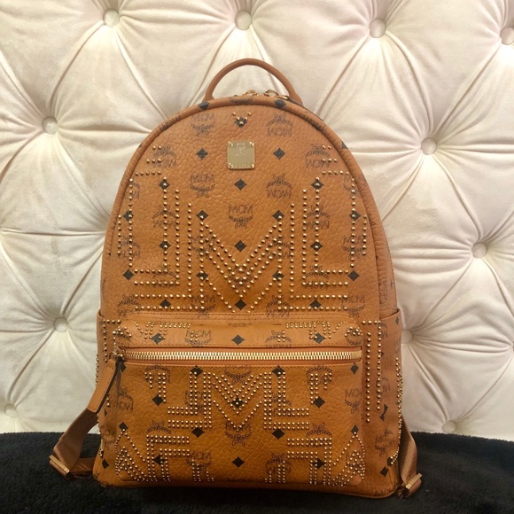 NEW Cognac MCM Backpack (Medium) main image 6